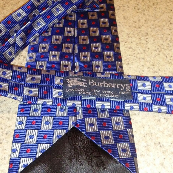 Mens Burberry Tie - Picture 4 of 5